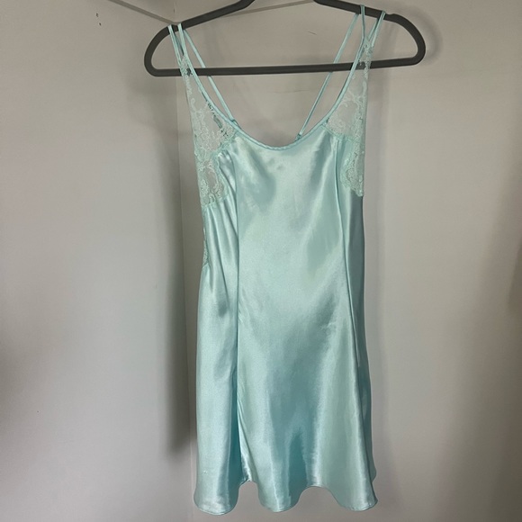 Victoria's Secret Other - Vintage Victoria’s Secret Lace Satin Slip Dress